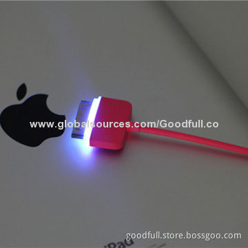 Factory New Colorful USB Cable for iPhone 4 with Shock-proof